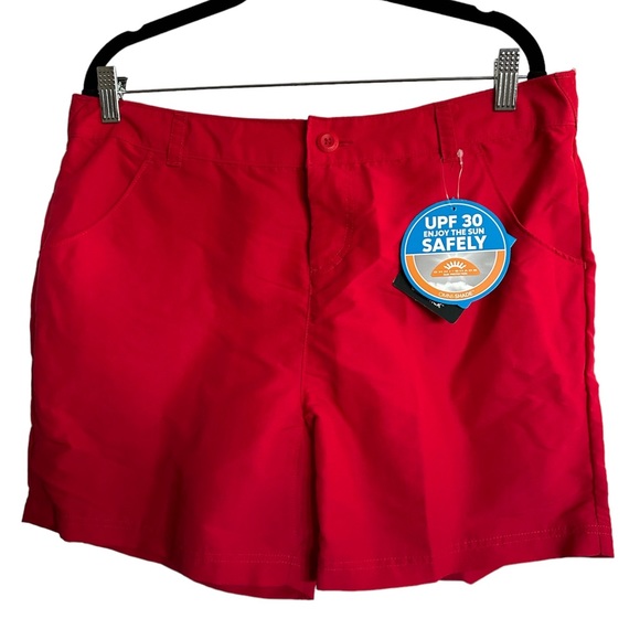 Columbia Pants - Columbia Red Athletic Shorts